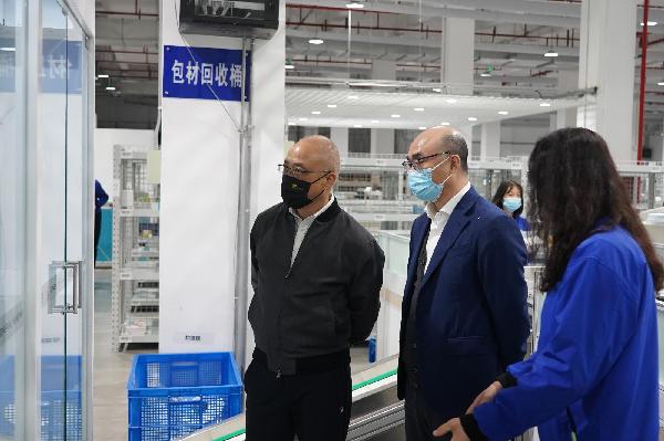 疫情在前，责任在肩！左敏总裁一行检查慰问k8凯发物流抗疫保供工作